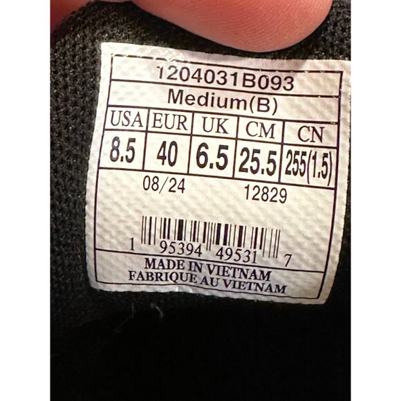 Brooks Women's 8.5 Anthem 6 Low Top Running Shoes Sneakers Black Purple Athletic - Picture 4 of 8